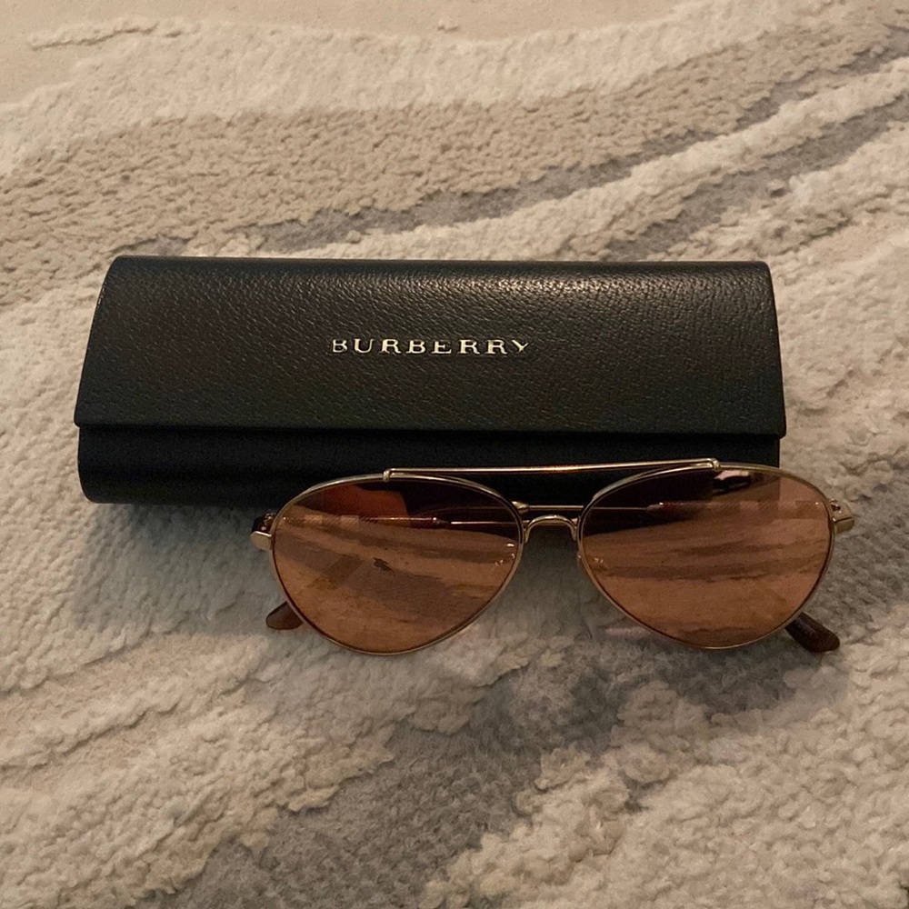 Burberry Sunglasses, light pink lenses